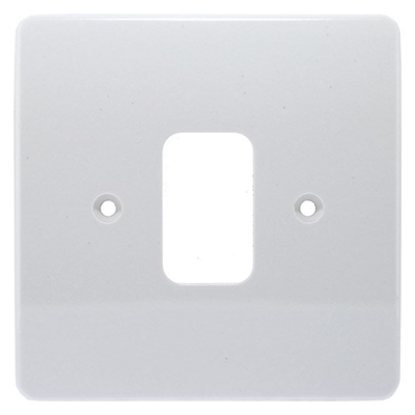 Picture of 1 Gang Front Plate White