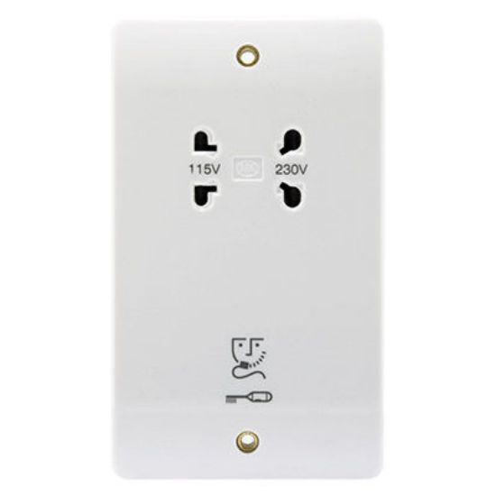 Picture of Shaver Socket Dual Voltage 115/230V