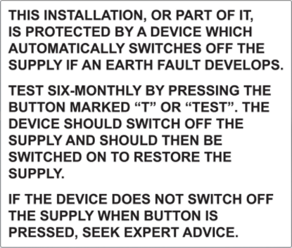 Picture of SES WLPL43WB Warning Label Pk=5