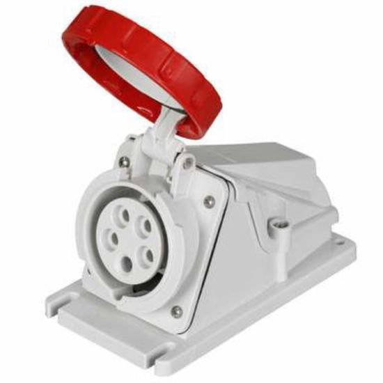 Picture of 16A 3P+N+E 415V Angled Wall Mounted Socket IP67